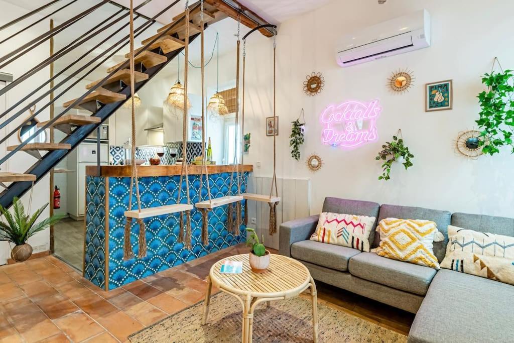 Ciotat Colada Beau Duplex Atypique A 50 M Du Port Classe 3 Etoiles La Ciotat Eksteriør billede
